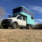 Frida VW T5 Doka mit Eigenbau Wohnkabine